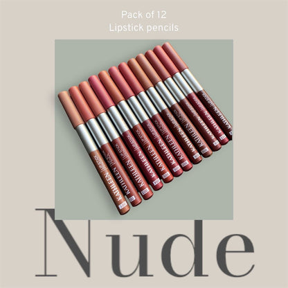 KATHLEEN Lipstick Pencil 12 Pcs Set