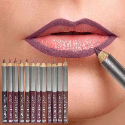 KATHLEEN Lipstick Pencil 12 Pcs Set