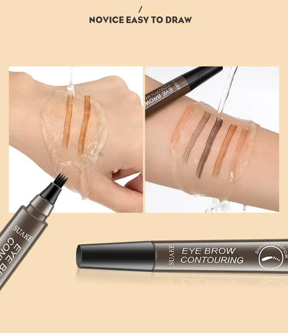 Eyebrow Pen Waterproof Pencil Long Lasting Professional Fine Sketch Liquid Eye Brow Pencil